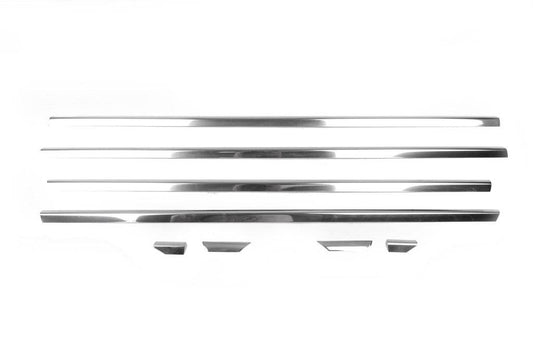 Edging glass (8 pieces, stainless steel) for Opel Insignia 2017-2022 - Reelken Auto