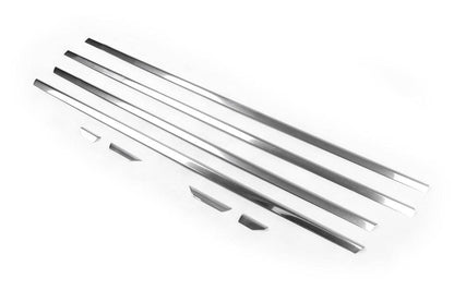 Edging glass (8 pieces, stainless steel) for Opel Insignia 2017-2022 - Reelken Auto