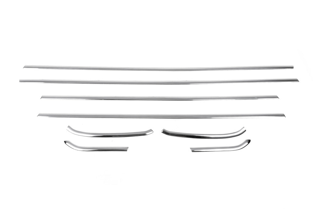 Window Lower Trim Chrome (Hatchback, 8 pcs, Stainless Steel) for Opel Astra J 2009-2015 - image 2