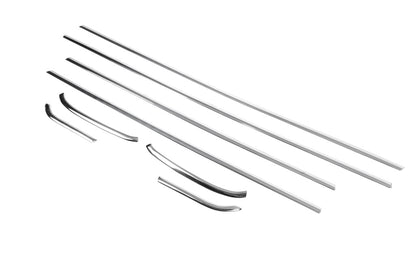 Bottom edging of glass (Hatchback, 8-piece, stainless steel) for Opel Astra J 2009-2015 - image 3