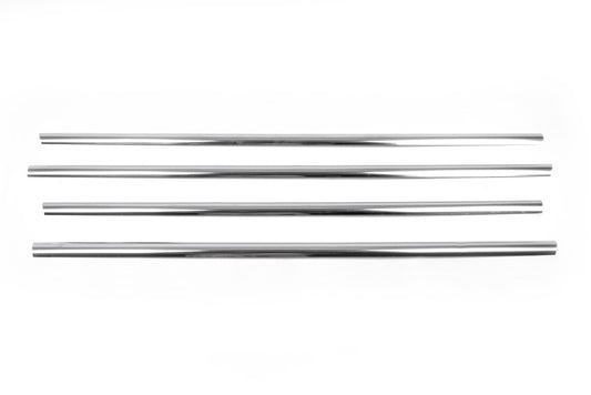 The outer edging of the glass (4 pieces, stainless steel) for Opel Vectra C 2002-2008 - image 2