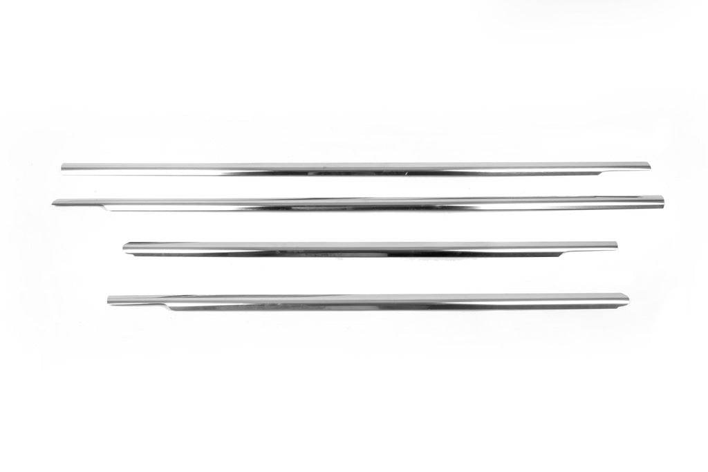 Outlining windows (4 pcs, stainless steel) for Nissan Note 2004-2012 - Reelken Auto
