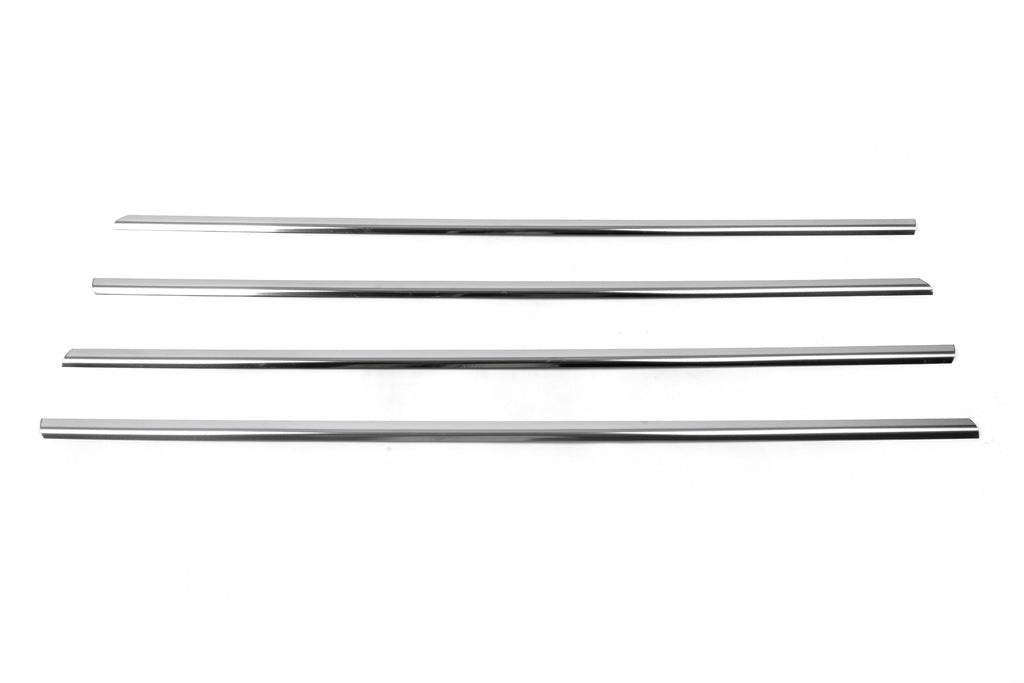 Exterior window trim stainless steel (4 pcs) for Mitsubishi Lancer X 2008- - image 4