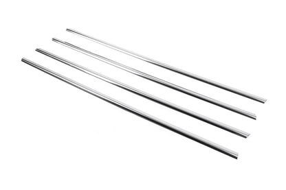 Exterior window trim stainless steel (4 pcs) for Mitsubishi Lancer X 2008- - image 5