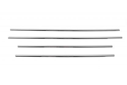 The outer border (4 pieces, stainless steel) for Nissan Qashqai 2010-2014 - image 7