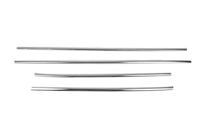 The edging of the glass (4 pieces, stainless steel) for Nissan Juke 2010-2019 - image 6