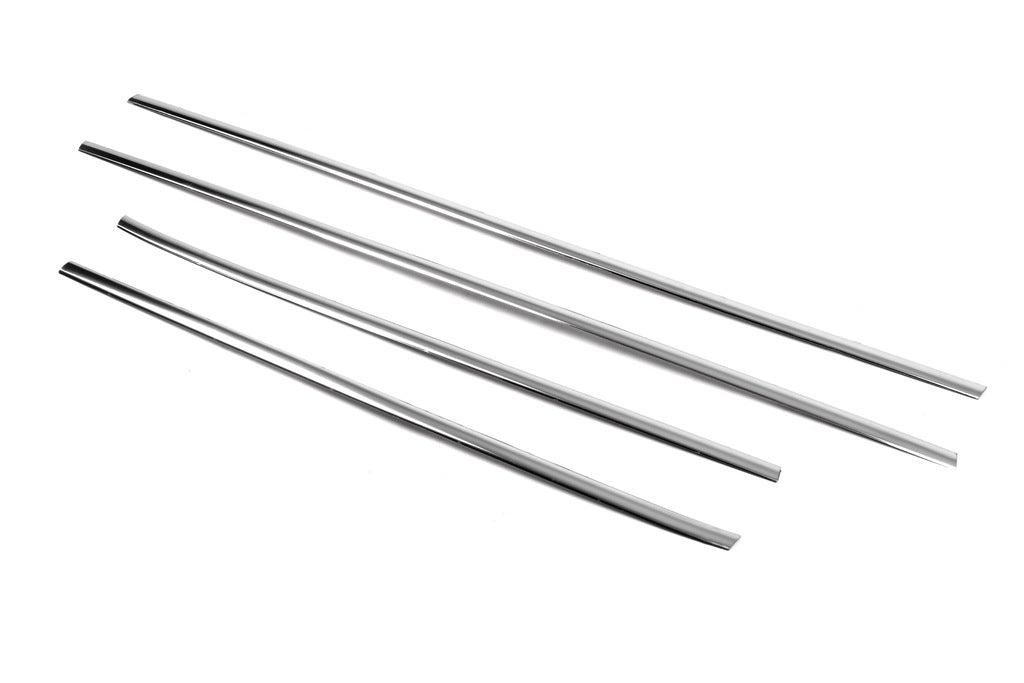 The edging of the glass (4 pieces, stainless steel) for Nissan Juke 2010-2019 - image 5