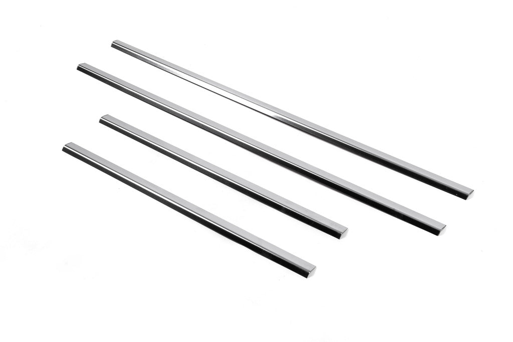 Edging of glass (4 pieces, stainless steel.) for Nissan Pathfinder R51 2005-2014 - image 3