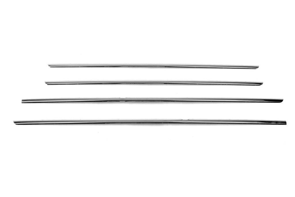 Edging (4-piece, stainless steel) for Mercedes E-class W124 1984-1997 - Reelken Auto