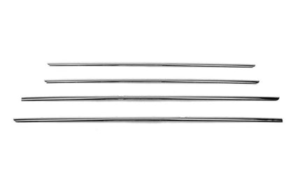 Edging (4-piece, stainless steel) for Mercedes E-class W124 1984-1997 - Reelken Auto