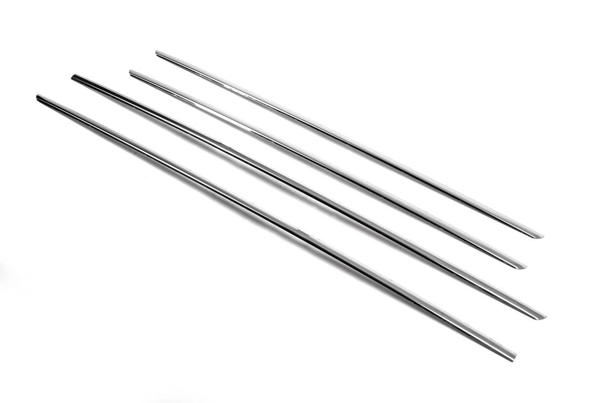 Edging (4-piece, stainless steel) for Mercedes E-class W124 1984-1997 - Reelken Auto