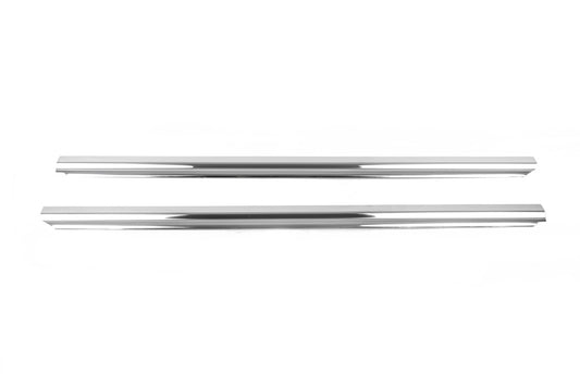 The lower moldings of glass (2 pieces, stainless steel) for Mercedes Vito / V-class W447 2014↗ year - image 2