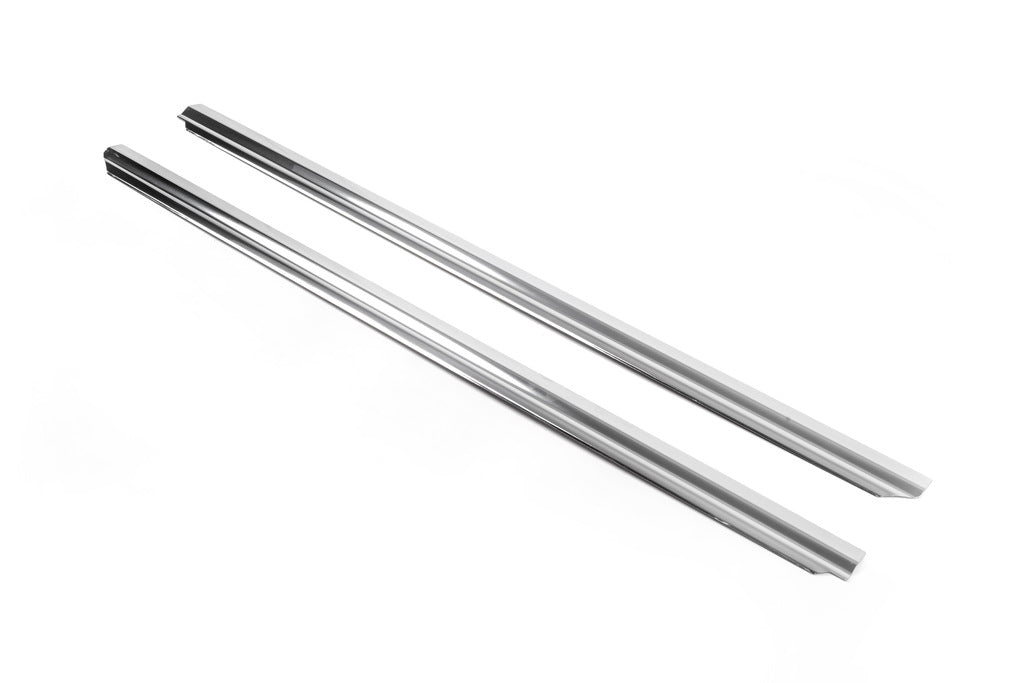 The lower moldings of glass (2 pieces, stainless steel) for Mercedes Vito / V-class W447 2014↗ year - image 3