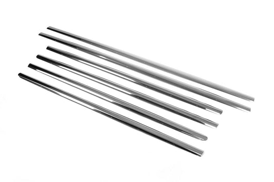 Lower trim (6 pieces, stainless steel) for Mercedes GL class X164 - Reelken Auto