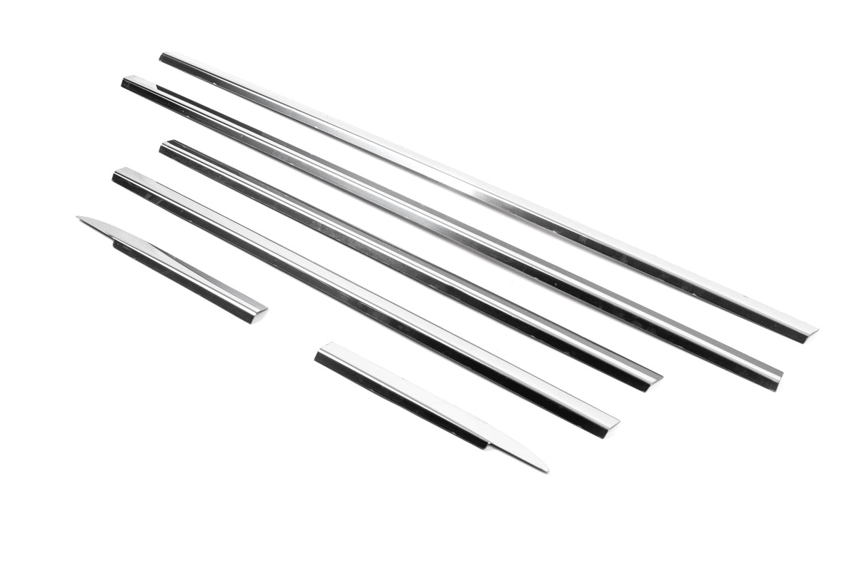 The outer edging of the glass (4 pieces, stainless steel) for Mercedes ML W163 - image 3