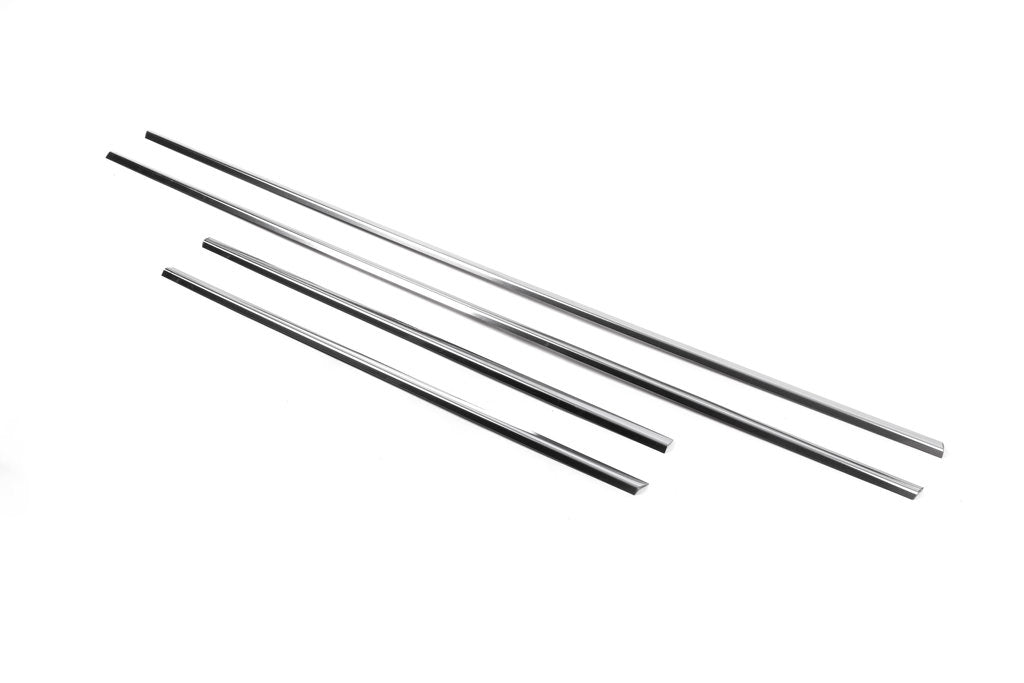 Outside border windows (4 pcs, stainless steel) for Peugeot 407 - image 3