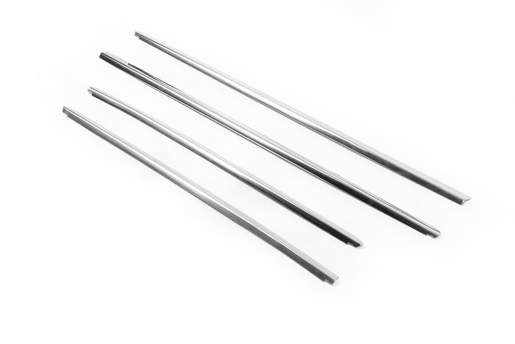 Bottom edging of glass (4 pieces, stainless steel) for Dacia Duster 2018-2024 - image 3