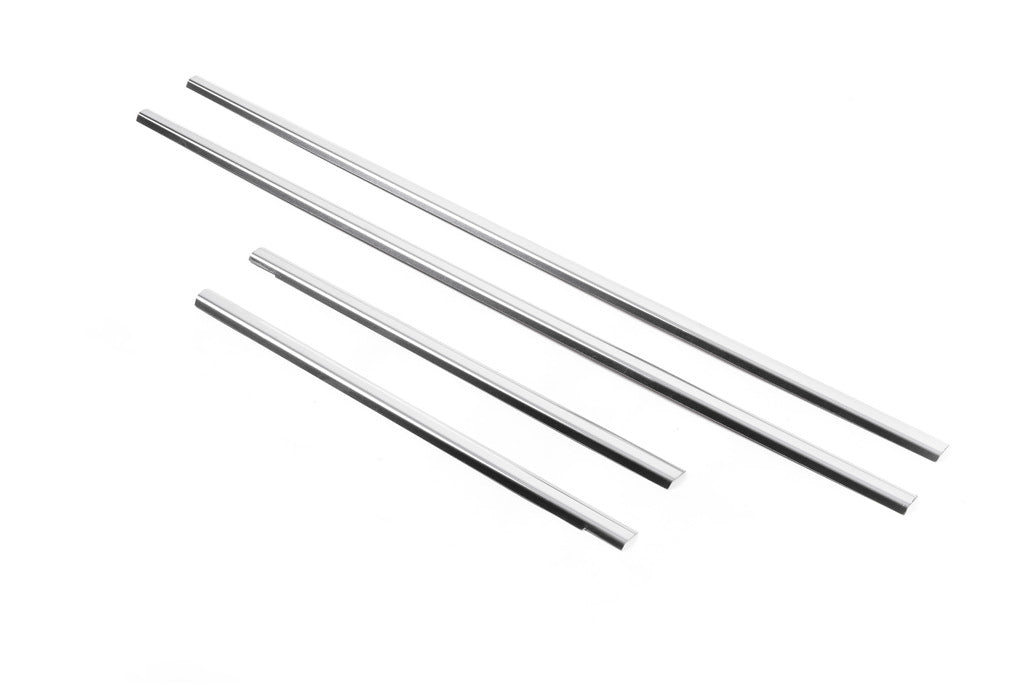 Outside border windows (4 pcs, stainless steel) for Renault Kangoo 2008-2020 - image 7