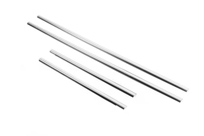 Outside border windows (4 pcs, stainless steel) for Renault Kangoo 2008-2020 - image 7