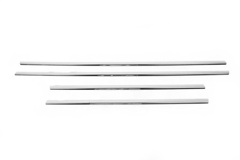 Outlining windows (4 pcs, stainless steel) for Renault Captur 2013-2019 - Reelken Auto