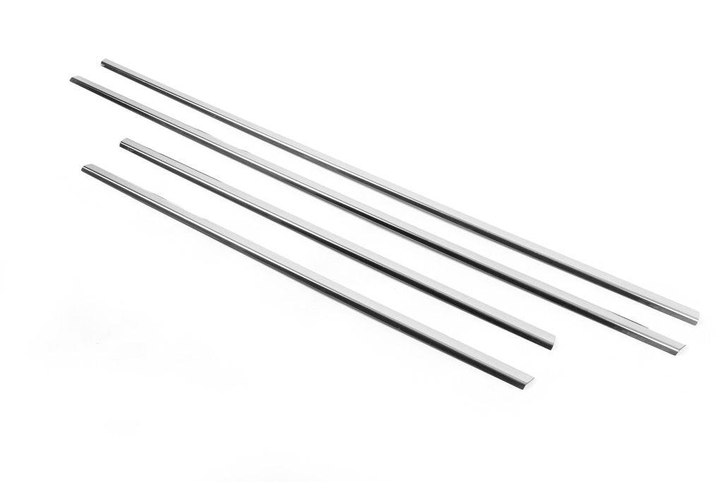 Outlining windows (4 pcs, stainless steel) for Renault Captur 2013-2019 - Reelken Auto