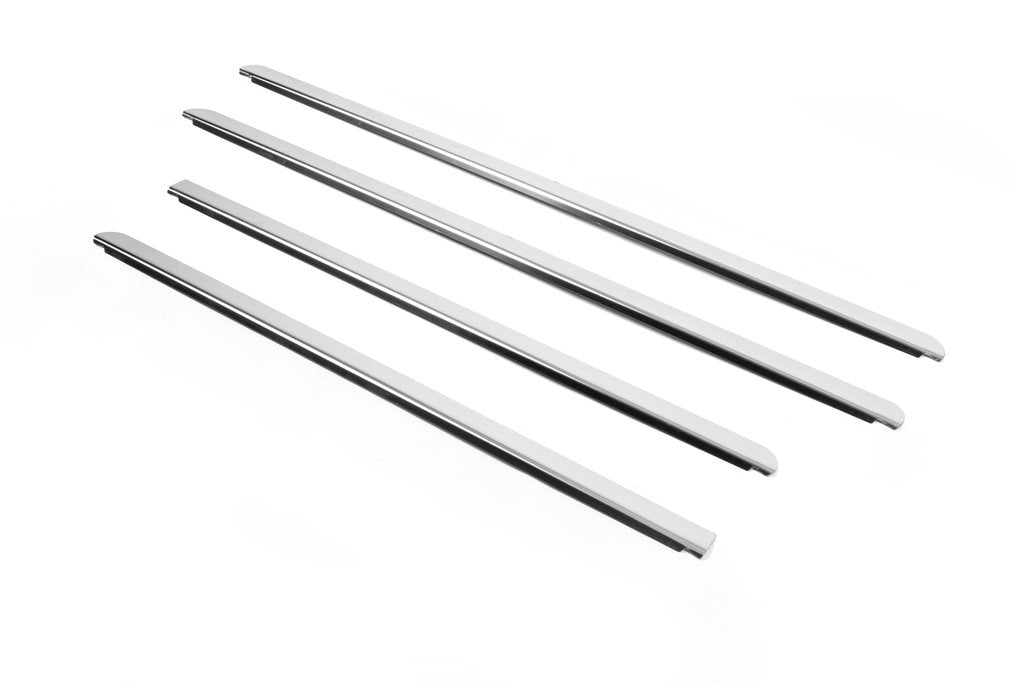 Window Trim Molding (4 pcs, Stainless Steel) for Nissan Terrano 2014- - image 2