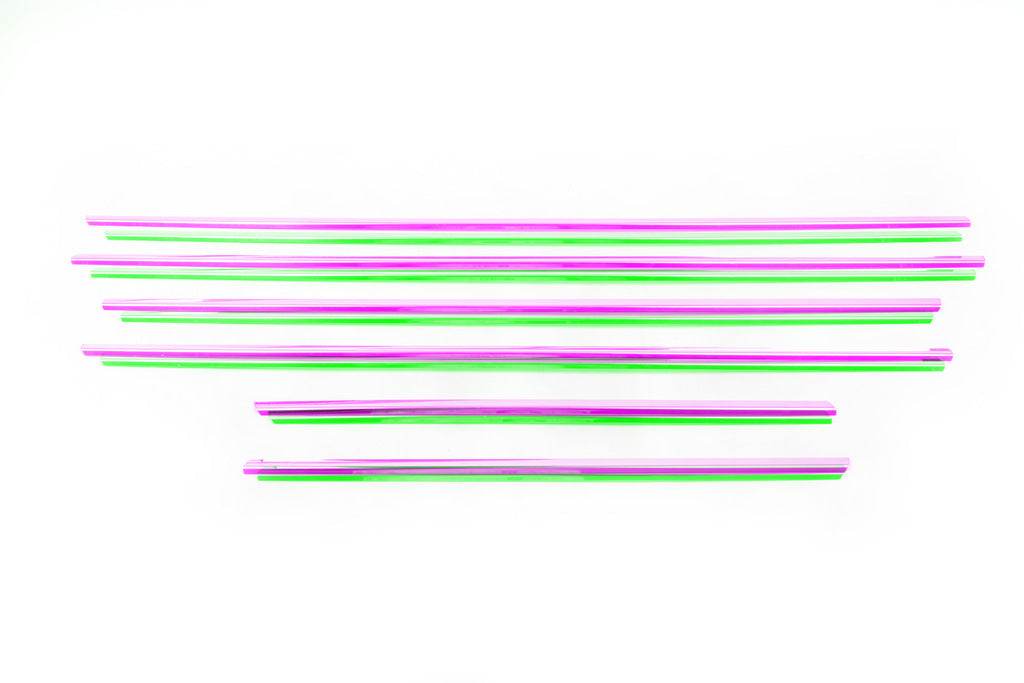 Edging glass (6 PCs, stainless.) for Range Rover Sport 2005-2013 - Reelken Auto