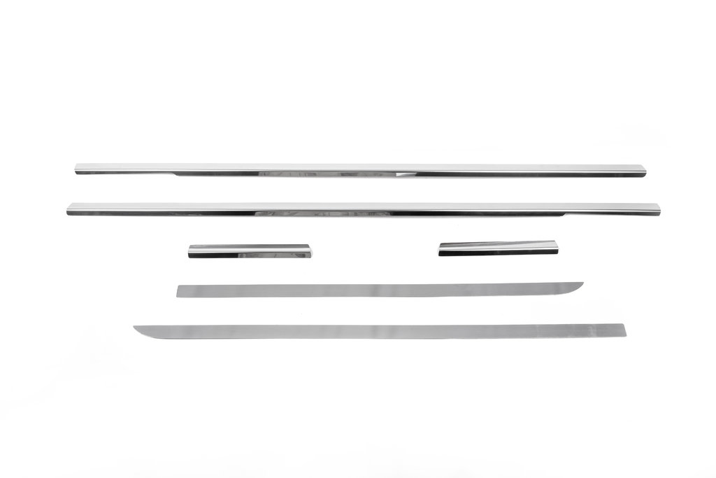 Glass trim bottom (stainless) for Volkswagen Caddy 2010-2015 - image 3