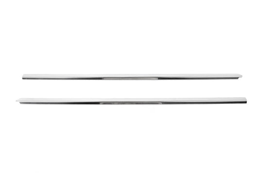 Front window trim (2 pcs, stainless steel) for Volkswagen T5 2010-2015 - image 2