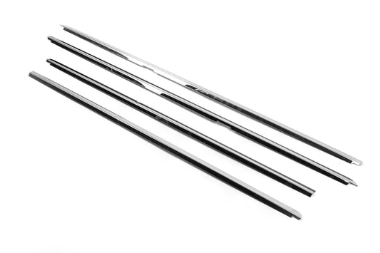 External edging of glasses (4 pcs., stainless steel) for Volkswagen Bora 1998-2004 - image 2