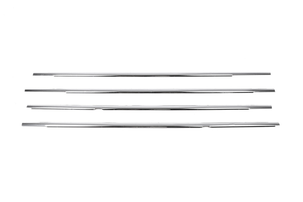 Outer glass edging (4 pcs, stainless steel) for Volkswagen Golf 5 - image 6