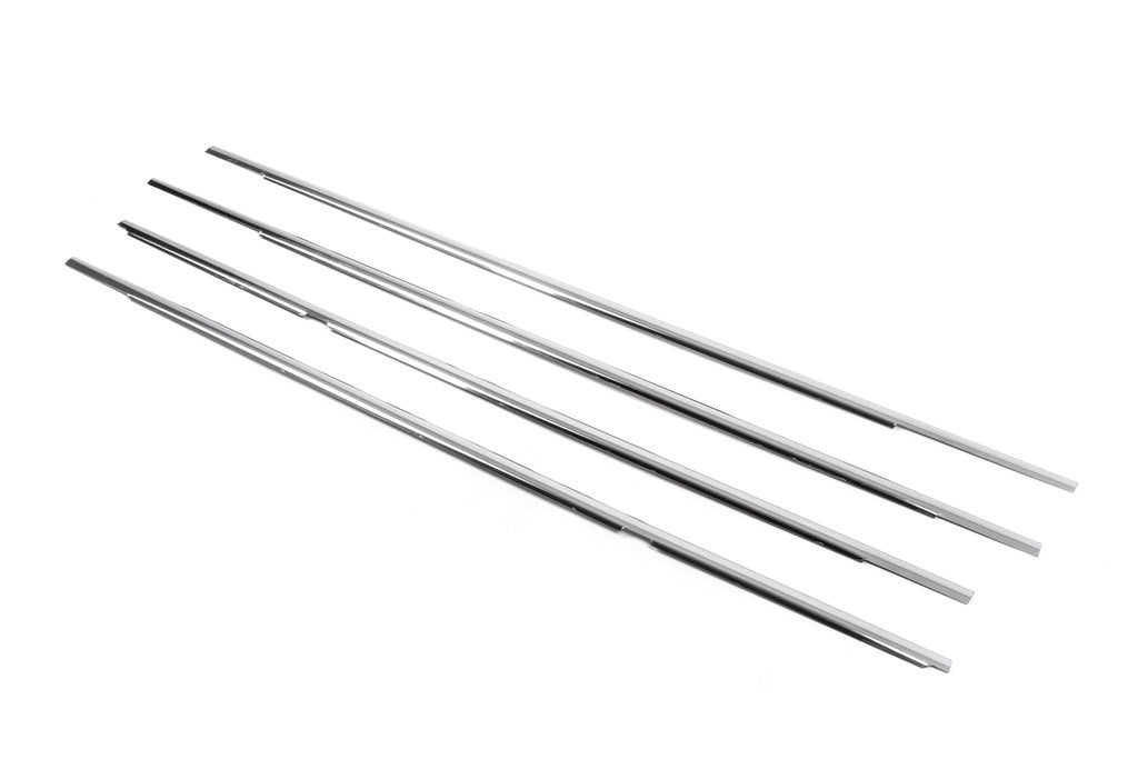 Outer glass edging (4 pcs, stainless steel) for Volkswagen Golf 5 - image 7