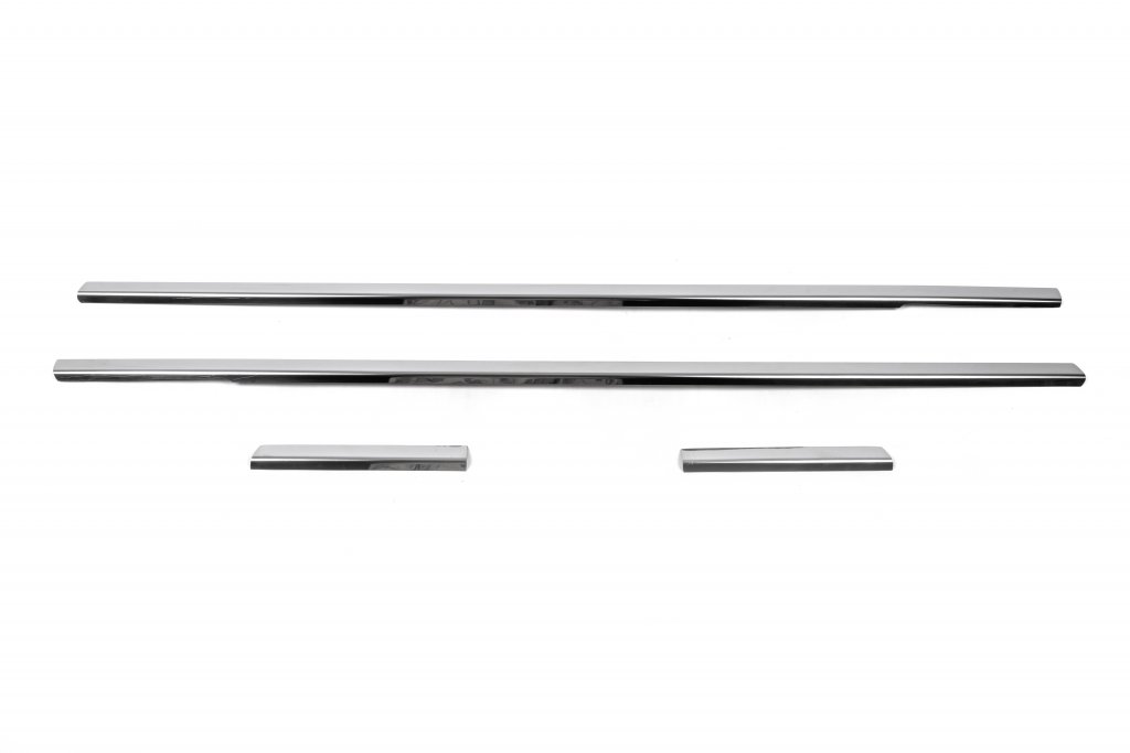 The lower moldings, glass (stainless) for Volkswagen Caddy 2004-2010 - image 5