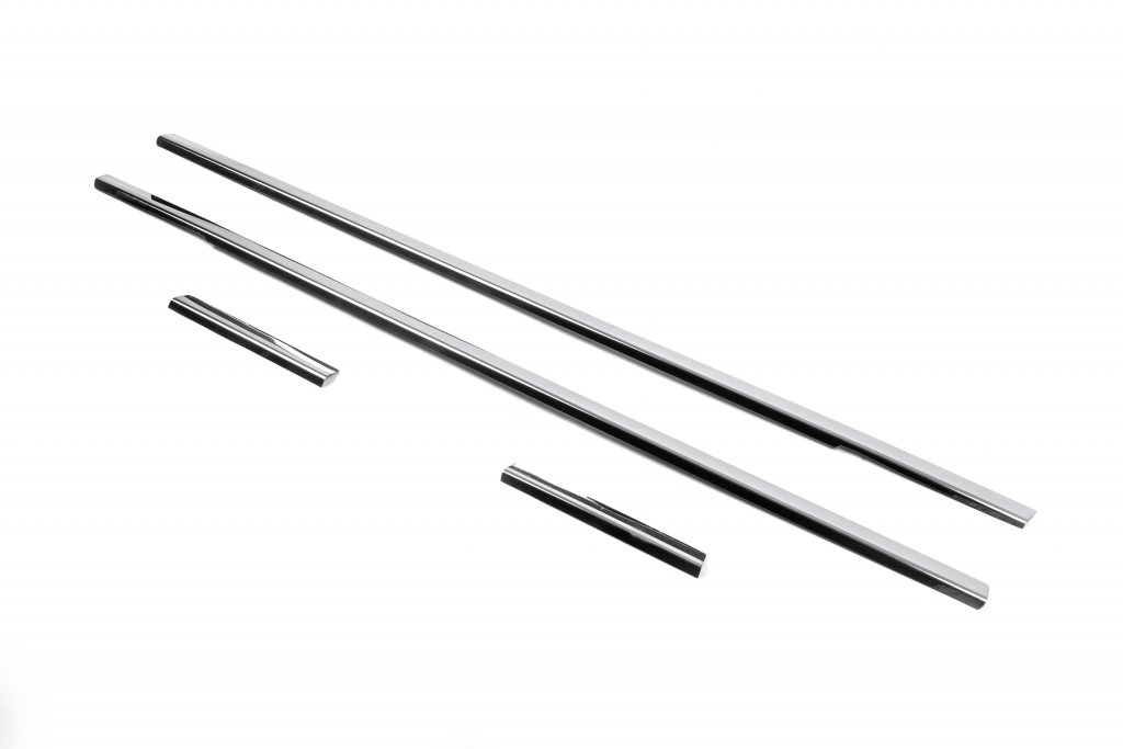 The lower moldings, glass (stainless) for Volkswagen Caddy 2004-2010 - image 6
