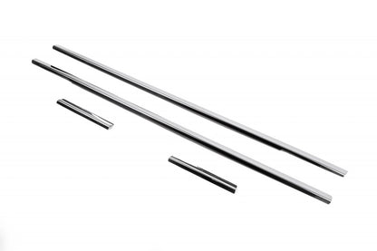 The lower moldings, glass (stainless) for Volkswagen Caddy 2004-2010 - image 6