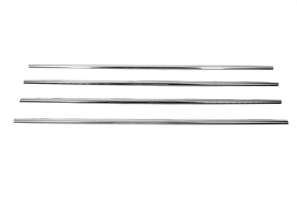 The outer edging of the glass (4 pieces, stainless steel) for Toyota Corolla 2007-2013 - image 5