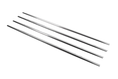 The outer edging of the glass (4 pieces, stainless steel) for Toyota Corolla 2007-2013 - image 4