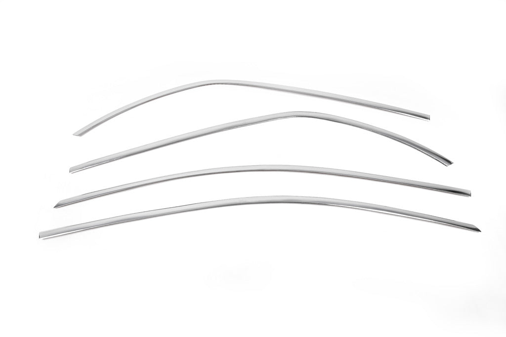 Upper window trim stainless steel (4 pcs) for Toyota Corolla 2007-2013 - image 3