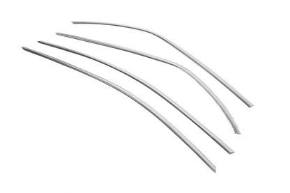 Upper window trim stainless steel (4 pcs) for Toyota Corolla 2007-2013 - image 4