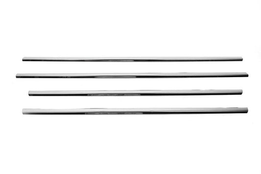 The edging of the glass (4 pieces, stainless.) for Renault Scenic/Grand 2003-2009 - Reelken Auto