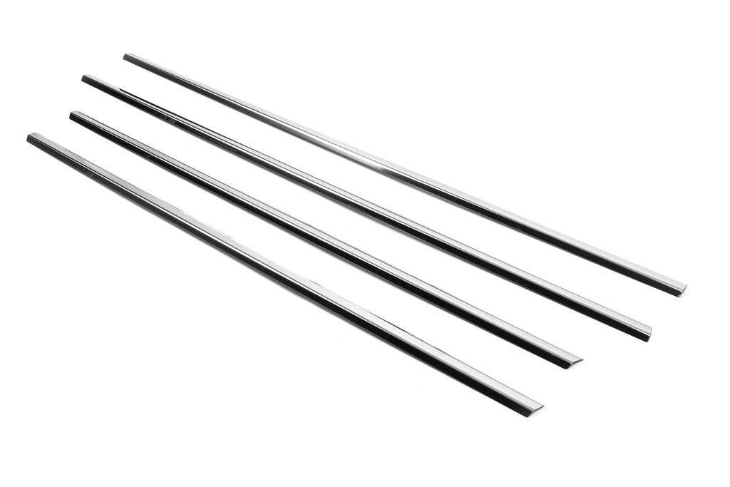 The edging of the glass (4 pieces, stainless.) for Renault Scenic/Grand 2003-2009 - Reelken Auto