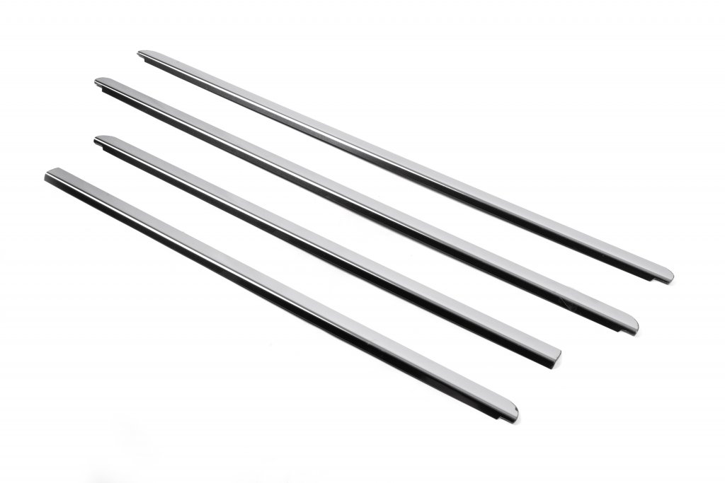 The outer edging of the glass (4 pieces, stainless.) for Dacia Sandero 2007-2013 - image 5