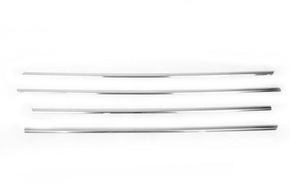 Edging (4-piece, stainless steel) for Skoda Superb 2009-2015 - Reelken Auto