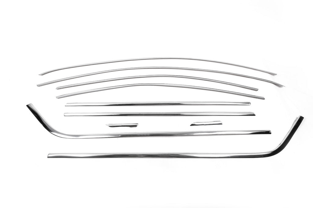 Full Window Trim Stainless Steel (10 pcs) for Skoda Octavia III A7 2013-2019 - image 4