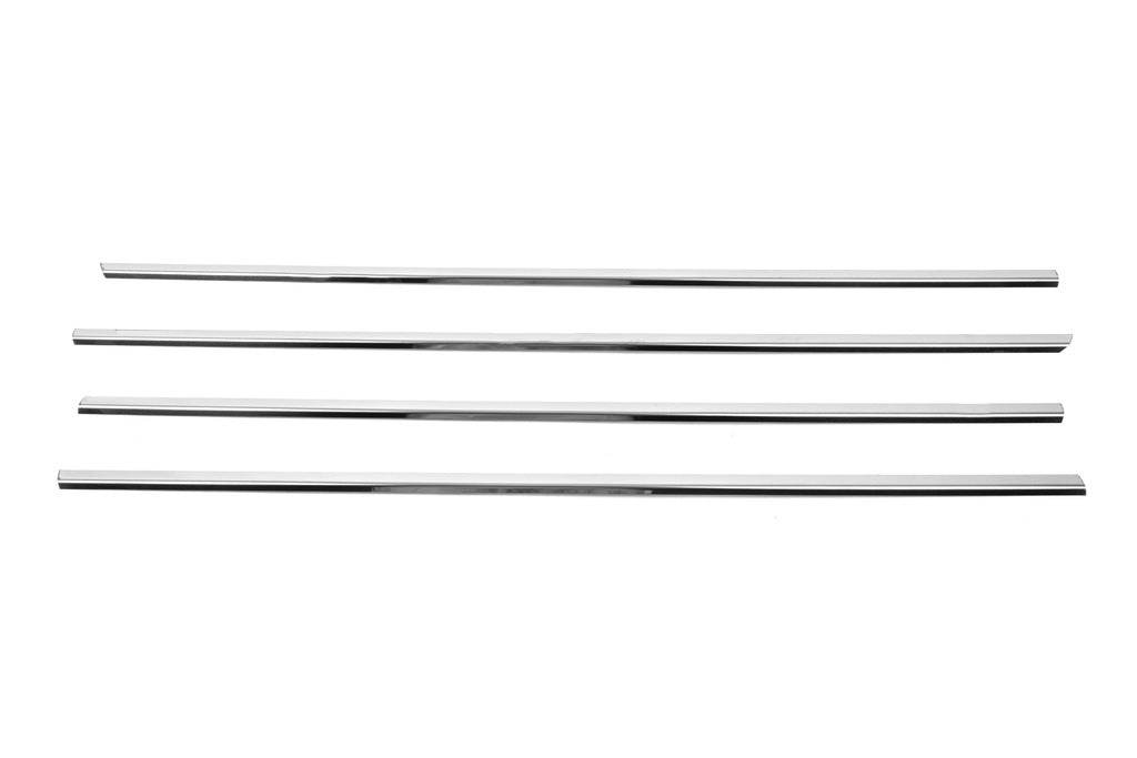 The edging of the glass (4 pieces, stainless steel) for Suzuki Grand Vitara 2005-2017 - Reelken Auto