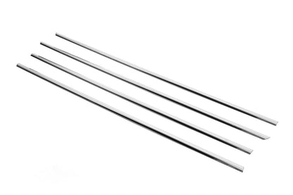 The edging of the glass (4 pieces, stainless steel) for Suzuki Grand Vitara 2005-2017 - Reelken Auto