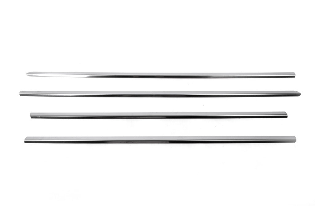 The outer edging of the glass (4 pieces, stainless steel) for Skoda Fabia 2000-2007 - image 3