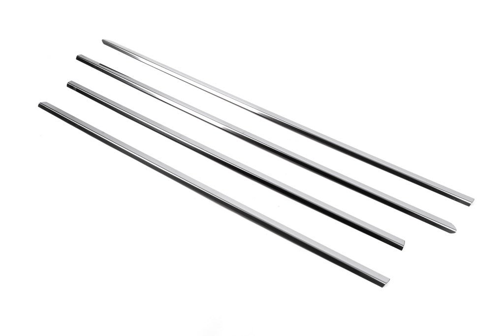 The outer edging of the glass (4 pieces, stainless steel) for Skoda Fabia 2000-2007 - image 4