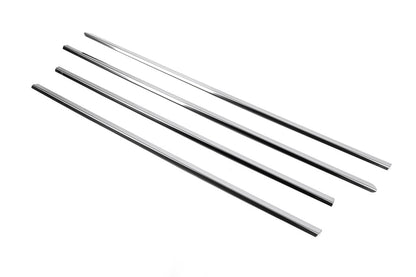 The outer edging of the glass (4 pieces, stainless steel) for Skoda Fabia 2000-2007 - image 4