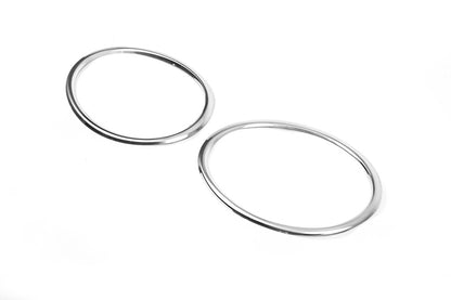 Overlays on the front lights (2 PCs, stainless steel) for Nissan Juke 2010-2019 - image 6